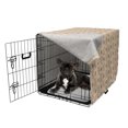 thumbnail image 5 of Boho Dog Crate Cover, Jumble Detailed Talavera Pattern of Oriental Eastern Streaks and Motifs, Easy to Use Pet Kennel Cover Small Dogs Puppies Kittens, 7 Sizes, Dark Yellow Multicolor, by Ambesonne, 5 of 6