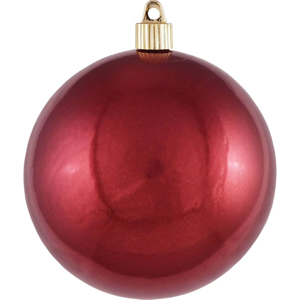 4.75" (120mm) Shiny Red Shatterproof Christmas Ball Ornament by
