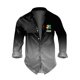thumbnail image 2 of Blusa y camisa de manga larga con cuello vuelto para hombre, informal, a la moda, con botones, estampado degradado, camisa de manga larga con cuello vuelto, blusa de poliéster para hombre, 2 of 3