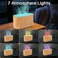 thumbnail image 6 of Essential Oil Diffuser Aromatherapy Aroma Air Diffuser with Flame Light,Wood Grain, 6 of 7
