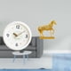 thumbnail image 2 of Reloj de pared,Reloj de pared decorativo,moderno y elegante.,Reloj de pared redondo silencioso y sin tictac,regalo,Estatuas de caballos,Estatuas de caballos Figura de caballo Figura de caballo, 2 of 8