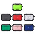 thumbnail image 4 of JTCASES for AirPods Pro 2019 Case, Wireless Charging with Keychain Hybird Two-layer Shockproof Anti-fall Full Protection for AirPods for Pro 2019, Black, 4 of 7