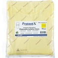 thumbnail image 4 of ProtectX (Yellow 10 Pack) Disposable Breathable Polypropylene Isolation Gown with Elastic Knit Cuffs, Covered Back, Extra-Long Double Ties, Universal Size, 4 of 6
