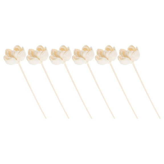 6 Pcs Essential Oil Diffuser Refills Sticks for Oils Aromatherapy Flower
