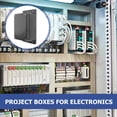 thumbnail image 5 of WRITWAA Weatherproof Outdoor Electrical Junction Box with Temperature Control, Black ABS Plastic, 1 Piece Enclosure, 5 of 8