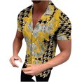 thumbnail image 1 of Camisas casuales de manga corta de moda de verano para hombres Pompotops  oipoqjl48787, 1 of 7