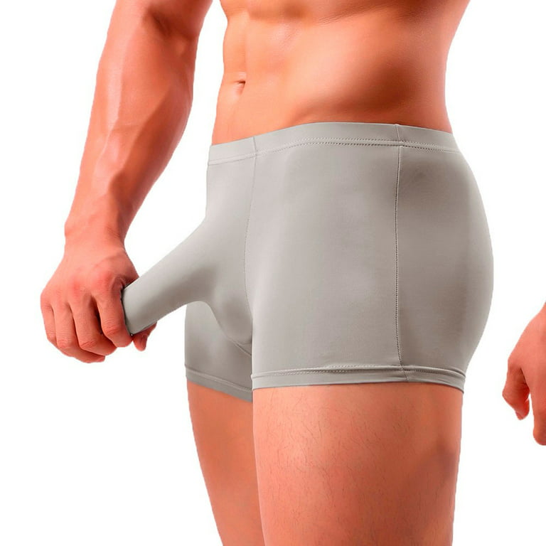 IROINNID Men's Boxer Underpants Breathable Stretch Pouch Solid