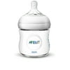 Philips Avent Natural Baby Bottle, Clear, 4oz, 1pk, SCF010/17