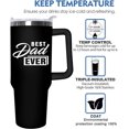 thumbnail image 4 of Fathers Day Gift For Dad - Birthday Gifts For Dad From Daughter, Son, Kids - Husband Gifts - Unique Birthday Present Ideas For Father, Husband, New Dad, Bonus Dad From Daughter, Son - 40 Oz Tumbler, 4 of 6