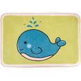 thumbnail image 1 of Alfombra de baño de dibujos animados, alfombra de baño para bañera, ducha, cuarto de baño y puerta delantera, lavar/secar a máquina (ballena) Fokelyi CZJJ-XM69, 1 of 6