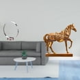 thumbnail image 2 of Portabotellas de vino,Soporte para botellas de vino,soporte para botellas de vino,estante de hierro,Estatuas de caballos,Estatuas de caballos Figura de caballo Figura de caballo,Escultura de, 2 of 8