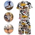thumbnail image 5 of Looney Tunes Cartoons Boys Girls Short Sleeve Mesh T-Shirt And Shorts Outfit Set Summer Clothes Set for Kids, 5 of 8