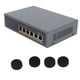 thumbnail image 2 of Conmutador POE IEEE802.3af/at de 100 Mbps, pequeño, compacto, silencioso, de escritorio, sin ventilador, con 6 puertos para punto de acceso, enchufe de 100 a 240 VAU, 2 of 15