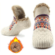 thumbnail image 2 of Calcetines térmicos para hombre y mujer, pantuflas mullidas, cálidos, cortos, de algodón, gruesos, para dormir en casa, suaves, antideslizantes, calcetines de suelo peludos, 2 of 5