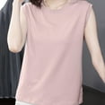 thumbnail image 3 of Dagugfen Women Sleeveless Tops Cap Sleeve Loose Fitting Casual Comfy Lightweight Work Basic Tees Tank Tops, 3 of 9