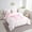 Deeppink, variant on Erosebridal Initial Letter Bedding Sets Twin Size,Monogrammed Bowknot Comforter Sets with Sheets,Kawaii Decoration,Reversible,7pcs
