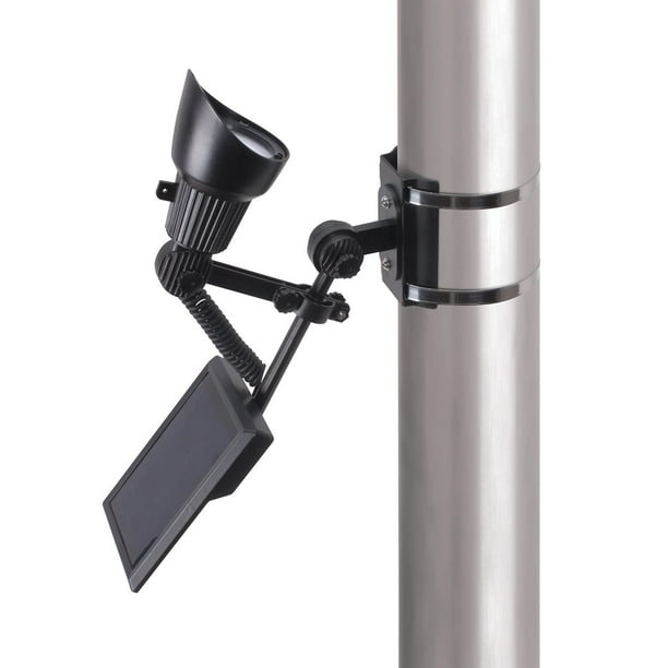 Moonrays 92320 Black Premium Output Solar Ed Led Flagpole Premium Output Solar Ed Led