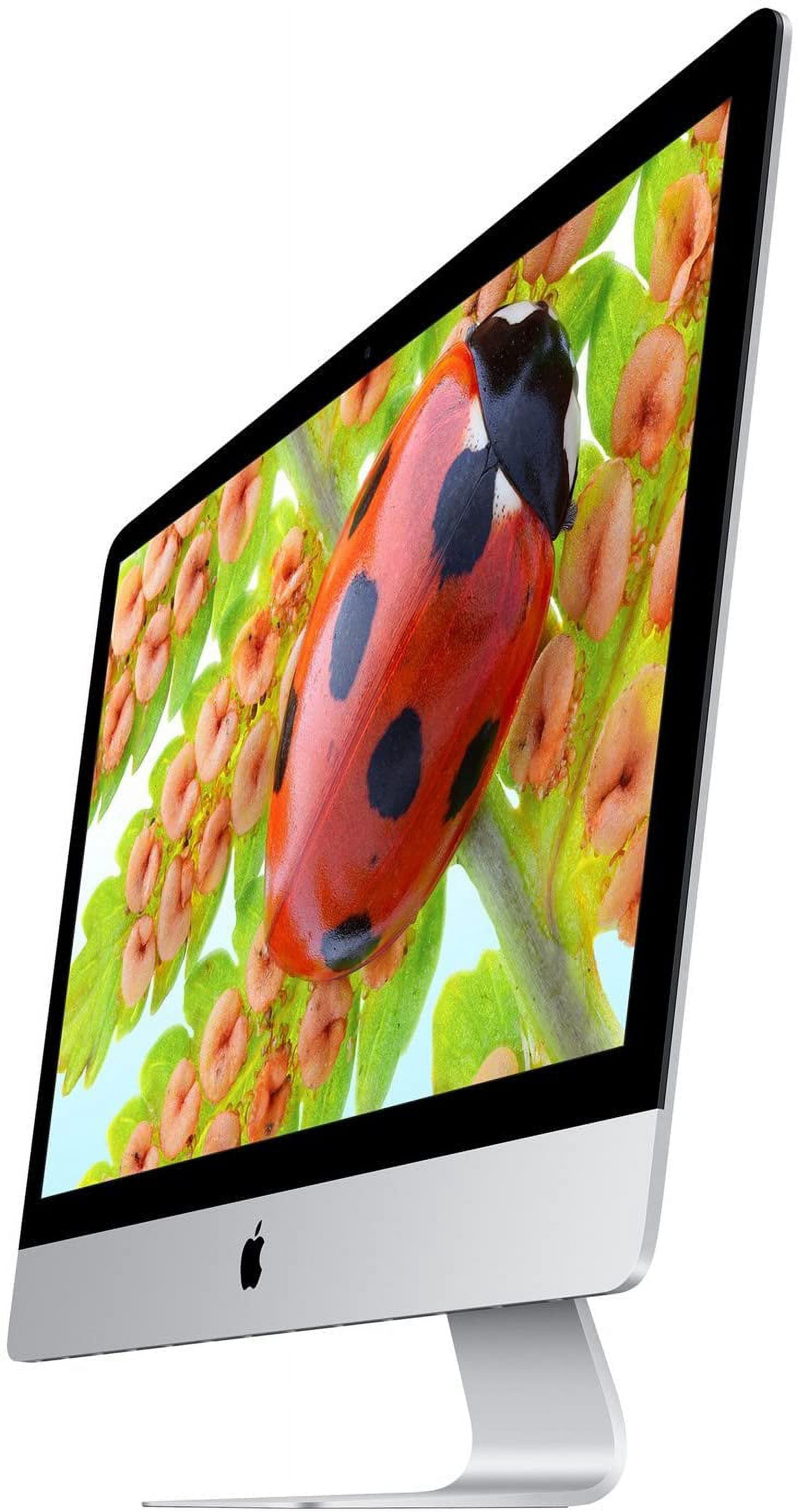 Apple MK142LL/A iMac 21.5" All-in-One Desktop Computer, Intel Core i5, 8GB RAM, 1TB, Silver, 1 Count