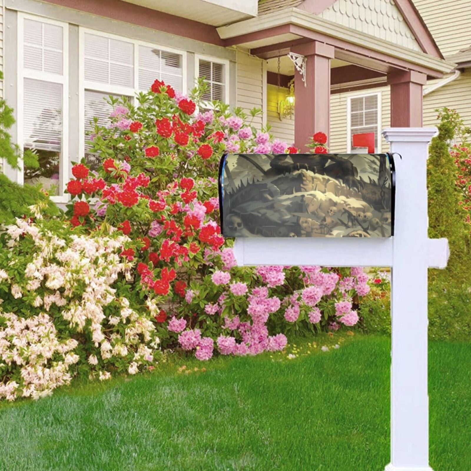 Kdxio Magnetic Mailbox Cover 21x18 in Mailbox Cover Outdoor Decoration Holiday Mailbox Covers for Home Garden Yard-21x18 in