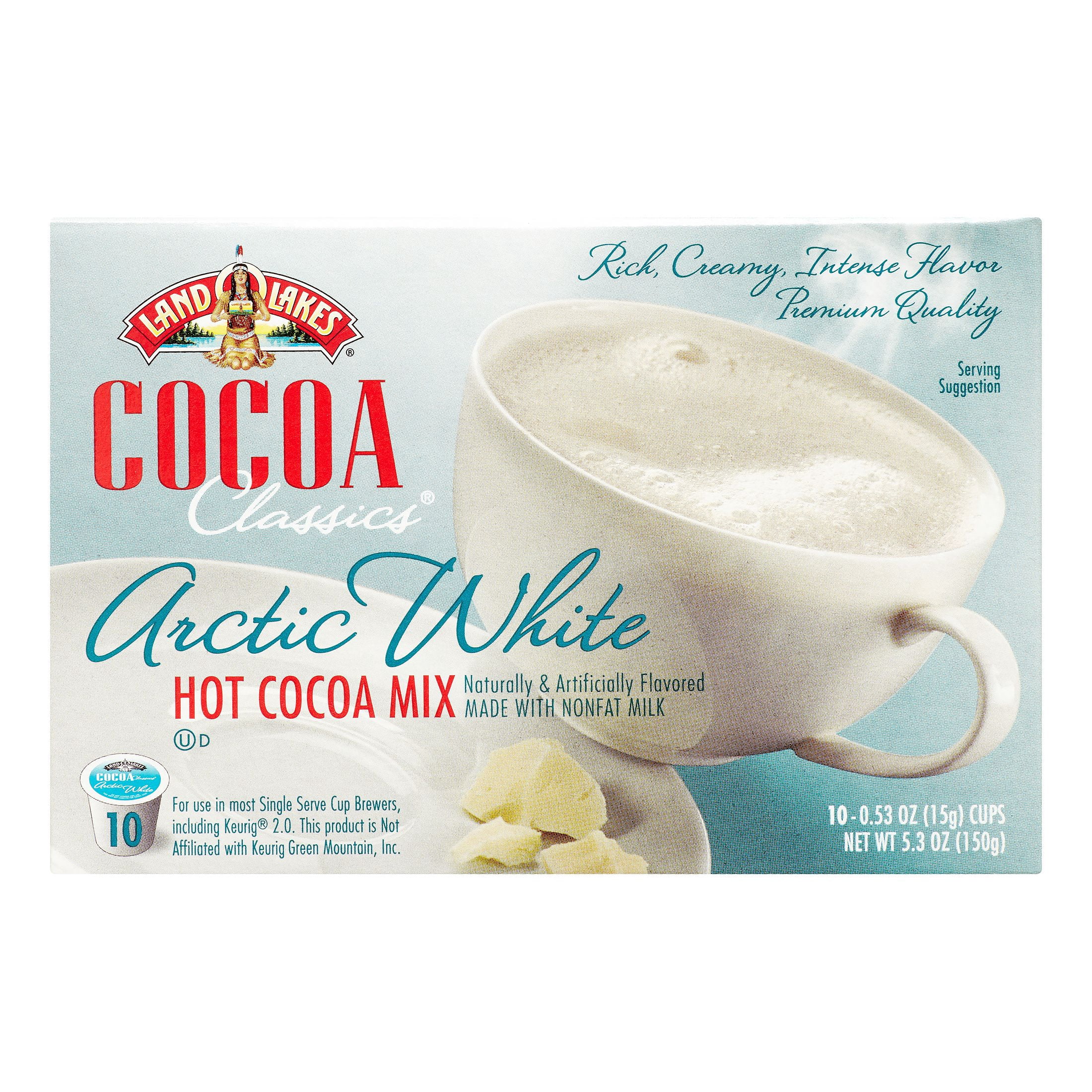 Land O'Lakes Individual Single Serve Artic White Hot Cocoa Mix for