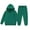 Green, variant on WOYY Toddler Girls Outfits Solid Color Long Sleeve Hoodie Sweatpants Set, Sizes 2-3T
