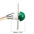 thumbnail image 4 of Botón de liberación de puerta de 12V Presionar para salir Botón esférico verde 86x50, 4 of 4