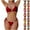 A-Dark Blue, variant on Jinhomg Women's Two Piece Swimsuits 2025 Trendy O-Ring Strappy Triangle Bathing Suits Cheeky Backless Side Tie Bottoms 2 Piece Beach Swimwear Sales Today Red XL