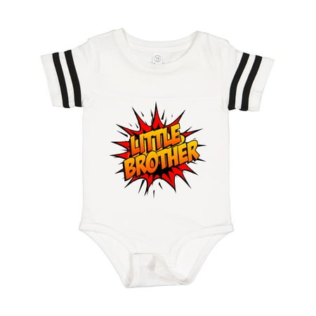 

Inktastic Little Brother Comic Book Gift Baby Boy Bodysuit