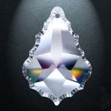 Asfour Pendeloque Crystals 2Inch(50x36)mm Chandelier Parts Crystal Prisms #911 - 10 Count