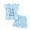 Blue, variant on Younger Tree Toddler Girl Shorts Set Baby Summer Fly Sleeve T-shirts Shorts 2 Piece Clothes Outfits for 12-18 Months