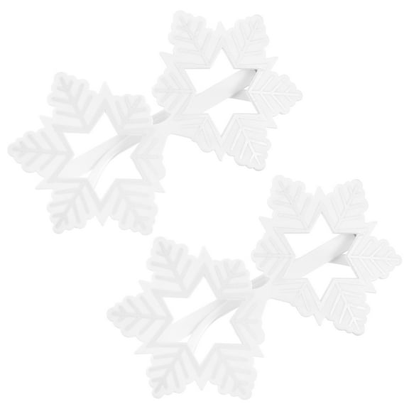 HEATSHAKING 11.8X5.3X3.7in Snowflake Eyeglasses 2Pcs AC Holiday Accessories for Christmas and Festival Party