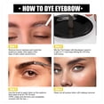 thumbnail image 4 of Eyelashes Eyebrow Beard Mustache Hair Dye Paste Tint Brush Color Comb Kit Brow Lashes & Set, 4 of 8