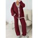 thumbnail image 2 of Conjunto Coordinado PRETTYGARDEN Rojo Vino M Pijama de 2 Piezas, 2 of 8