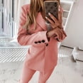 thumbnail image 3 of [BRAND] CLEARANCE!Fashion New Style Casual Suit European American Urban Collar Sleeves Cardigan Ladies Slim Small Suit Jacket, 3 of 6
