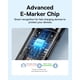 thumbnail image 4 of Cable USB C Baseus 240W PD 5A de carga rápida tipo C 3.1 10 pies, 4 of 7