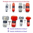thumbnail image 3 of 5pcs Quick Splice Scotch Lock Wire Wiring Connector for 1 Pin 2 Pin 22-18AWG LED Strip Wire Car Audio Cable Terminals Crimp, 3 of 6