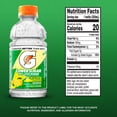 thumbnail image 6 of Gatorade Lower Sugar, No Artificials Lemonade Flavored Electrolyte Sports Drink, 12 fl oz Bottle, (12 pack), 75% Less Sugar, Hydration, 6 of 6
