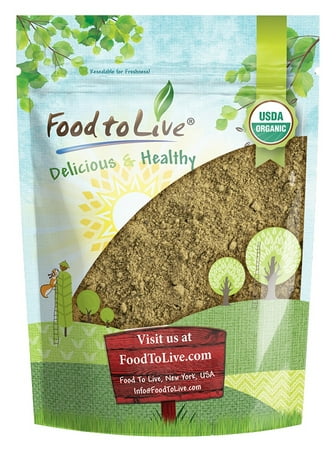 Organic Pumpkin Seeds Powder by Food to Live (Protein 60%, Kosher, Non-GMO, Bulk) – 2 Pounds