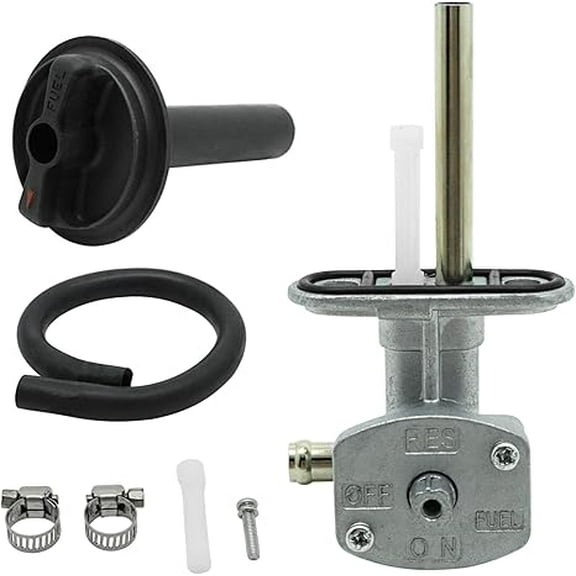 Fuel Cock Petcock & Lever Assy for Yamaha ATV Kodiak 400 YFM400 Kodiak 450 YFM450 Grizzly 400 YFM400 Grizzly 450 YFM450 5GH-24500-10-00 1NS-F4524-00-00, Fuel Tank Switch Valve Part