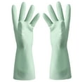thumbnail image 4 of SWETRACE 1Par Guantes Para Lavado De Platos Y Jardinería Material Resistente Y Cómodo Verde, 4 of 8