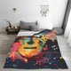 thumbnail image 5 of Balery World Map Guitar Illustration Manta de Felpa Suave y Acogedora – Cobija de Franela Aterciopelada para Cama, Lavable y Cálida para Sofá, Mascotas, Transpirable-80"x60", 5 of 7