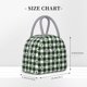 thumbnail image 2 of Balery Green White Christmas Tree Lumberjack Plaid Bolsa de Almuerzo para Mujeres, Caja de Almuerzo, Bolsa de Almuerzo Pequeña Impermeable, Tote de Almuerzo Reutilizable con Gran Capacidad, 2 of 6
