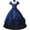 Blue, variant on Women's Gothic Victorian Rococo Dress Civil War Southern Belle Tea Party Ball Gown Medieval Evening Dress
