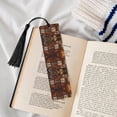 thumbnail image 4 of Kdxio Log Cabin Inside Print Metal Tassel Bookmarks,Perfect Gift for Art Lovers and Bookworms Metal Bookmarks for Women, 4 of 8