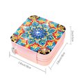 thumbnail image 4 of Caja Diamantes Conjunto Artesanía Mosaico Patrón Mandala Forma Especial PU, 4 of 9