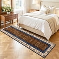 thumbnail image 5 of 2'x8' Runner Rug, Yamaziot Washable Rug Runner for Hallway, Non Slip Laundry Room Mat Kitchen Floor Carpet, Persian Boho Blue, 5 of 8