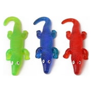 3 Sticky Stretchy Crocodiles, Way to Celebrate Party Favors, TPR Material, 3 Pieces