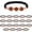 Basketball-20pcs, variant on Sports Bracelet, 20PCS Baseball Charm Wristlet with Elastic Band, Athletic Bracelets for Team Events & Fans