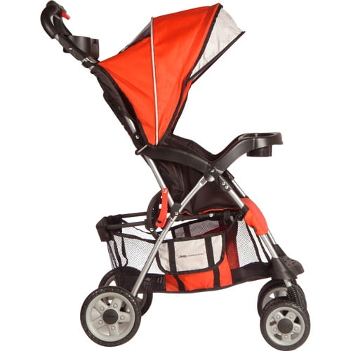 red jeep stroller