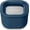 Navy, variant on Caraway Mini Square Food Storage Container - 1.75 Cup Glass Storage Container for Food - Ceramic-Coated Glass - Air Release Technology - Compact & Stackable Design - Navy